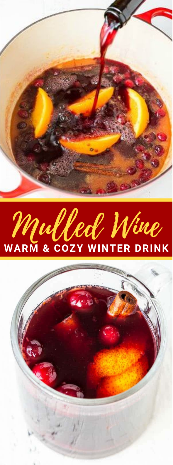 Mulled Wine – Perfect Holiday Party Drink #cocktails #winterdrinks