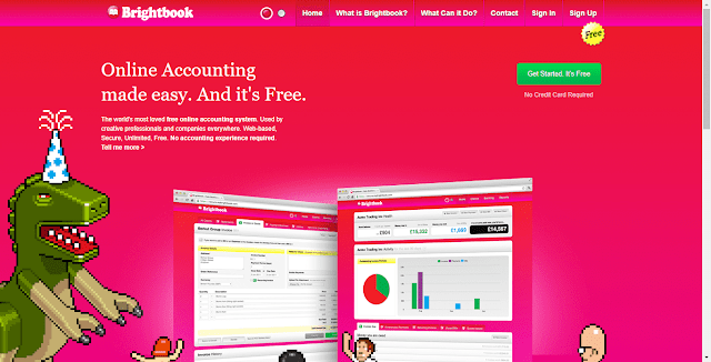BrightBook website homepage screenshot