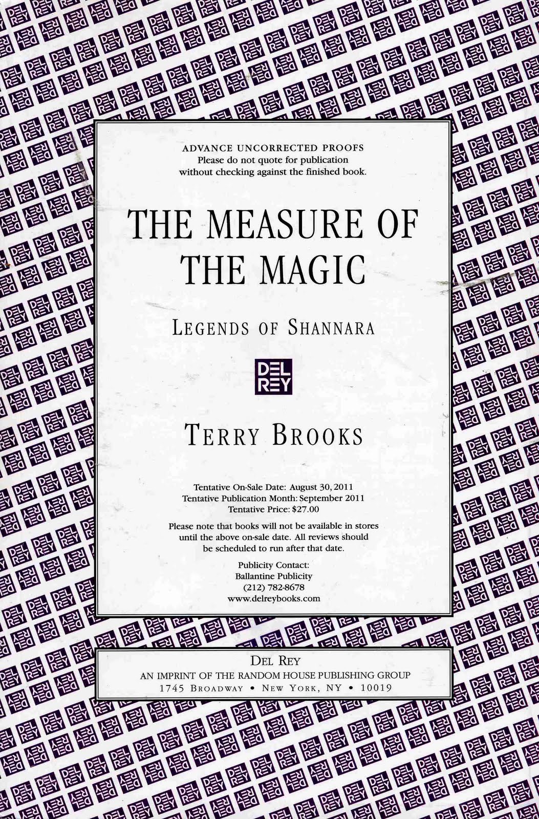Review The Measure of the Magic by Terry Brooks