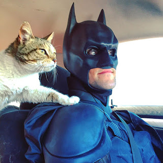 Hombre disfrazado de Batman salva a los animales de refugio de la eutanasia