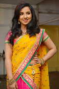 Leema glamorous photos in half saree-thumbnail-2