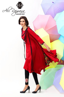 Ali Rajwana Colorful Long Shirts And Kurti’s Eid Collection 2013