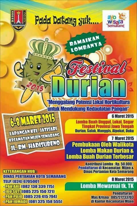 Festival Durian Kota Semarang 2015  Life Learning Blogger