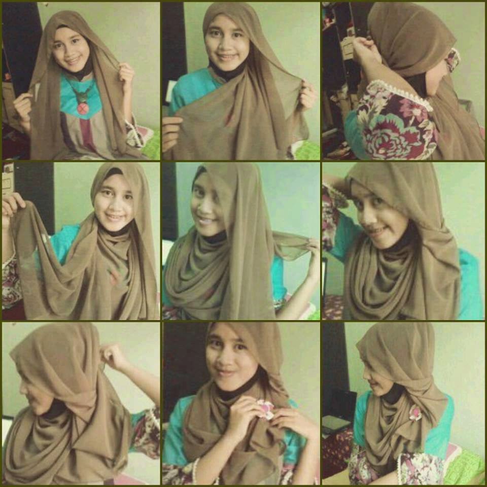 Tutorial Hijab Pashmina Ceruti Simple Tutorial Hijab Paling Dicari