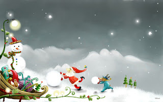 Christmas snowman Wallpapers