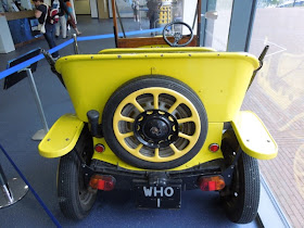 Doctor Who yellow Bessie roadster