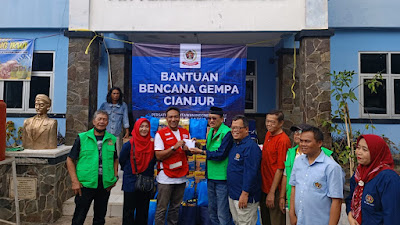 Ada yang Tinggal di Tenda, PWI Peduli Jawa Barat Salurkan Bantuan Kepada Wartawan Terdampak Gempa Cianjur