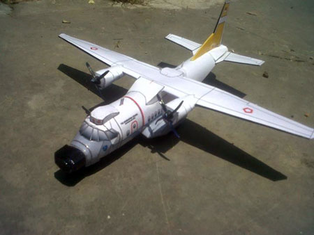 CN235 MPA Transport Plane Papercraft