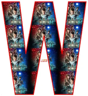 Alfabeto de la Película Stranger Things. 