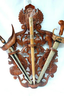 Blawong Tempat Keris Ukir Naga Logo Keraton Jogja -IKP140