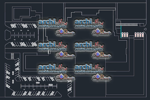 Centre hospitalier projet Dwg