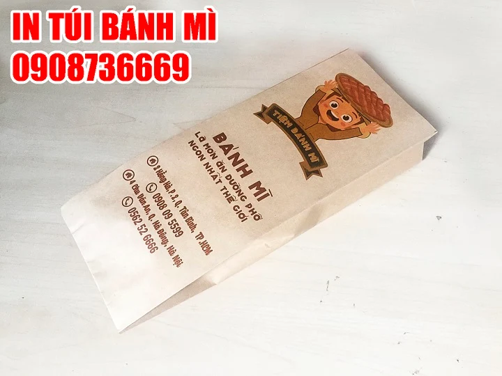 in túi bánh mì