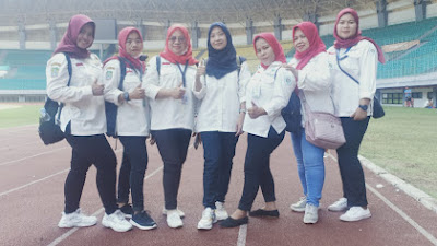   Pekerja Sosial Masyarakat Kelurahan jatiwaringin Rayakan HUT IPSM ke 48 Di Stadion Candrabhaga kota Bekasi. 