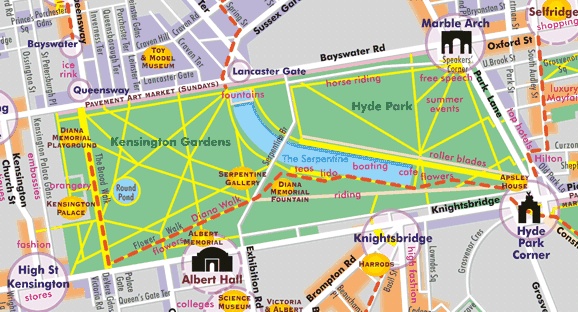 london map of attractions. Map of London Tourist