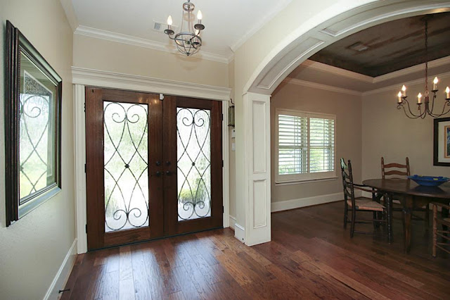 Cottage Craftsman-Wood Floors-Double Front Door-From My Front Porch To Yours