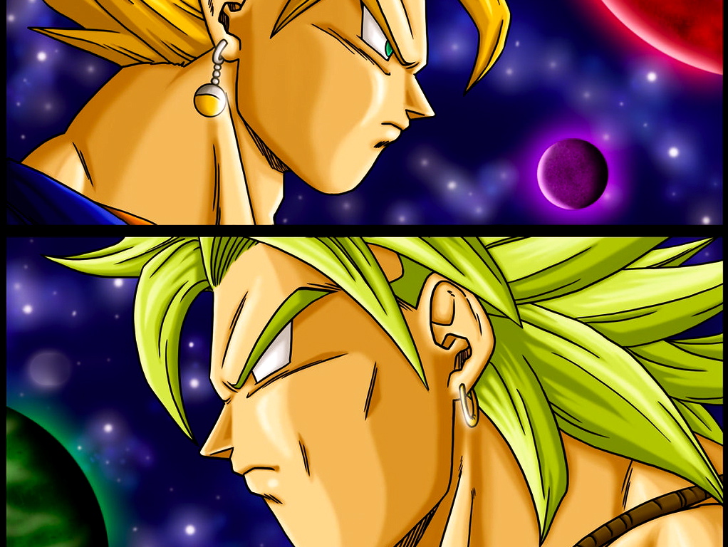 Wallpaper Vegetto vs Broly   Wallpapers Dragon Ball Z