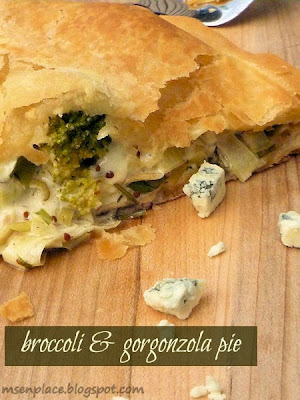 Broccoli & Blue Cheese Pie