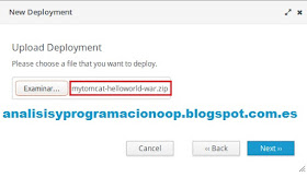 Añadir aplicación a WildFly