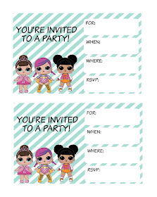 L.O.L. dolls party printables