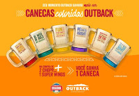 PromoÃ§Ã£o Canecas Coloridas Outback outback.com.br/canecas