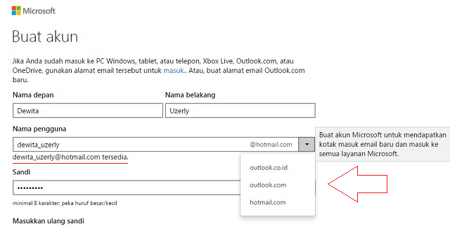 Cara Buat Email Outlook atau Hotmail