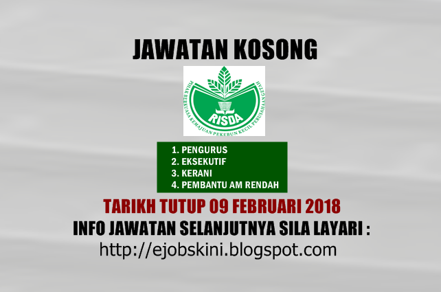 Jawatan Kosong RISDA