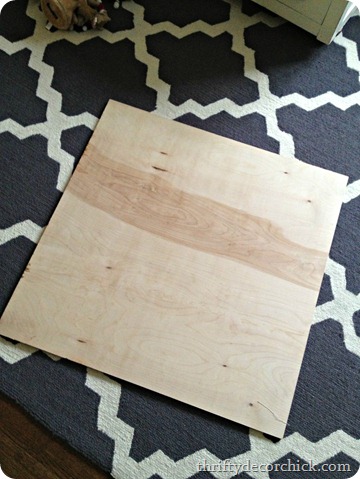 DIY wood tray
