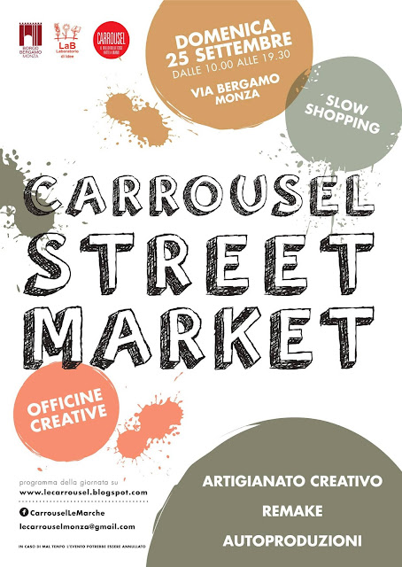 Locandina Carrousel streetmarket settembre