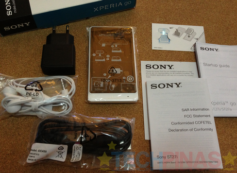 sony xperia go, sony xperia go unboxing