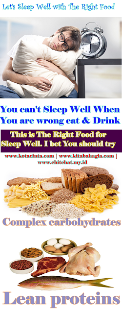 Infografis: Let's sleep Well with Right Food