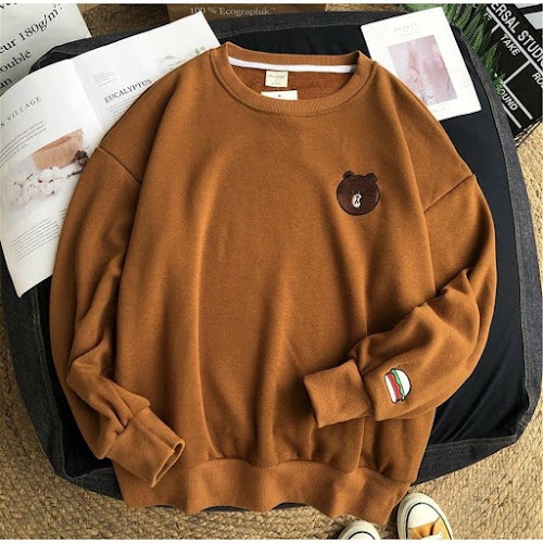 LINE ICON SWEATER - PAKAIAN WANITA CANTIK KULIT BERSIH WANGI