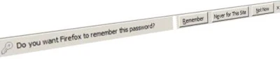 Remember Password, Firefox