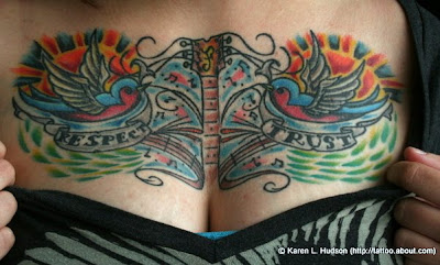Respect and Trust Chest Tattoo