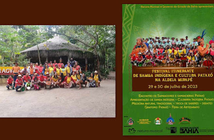Natura Musical apresenta  Festival Itinerante de Samba indígena e Cultura Pataxó