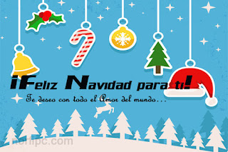 feliz navidad para ti, te deseo con todo el amor del mundo