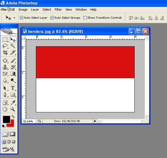 Iseng Sekolah: Membuat Efek Bendera Kusut di Photoshop