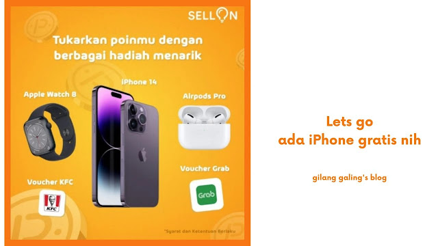 Dapatkan grandprize iPhone 14 di Sellon