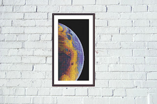 Blue planet cross stitch pattern - Tango Stitch