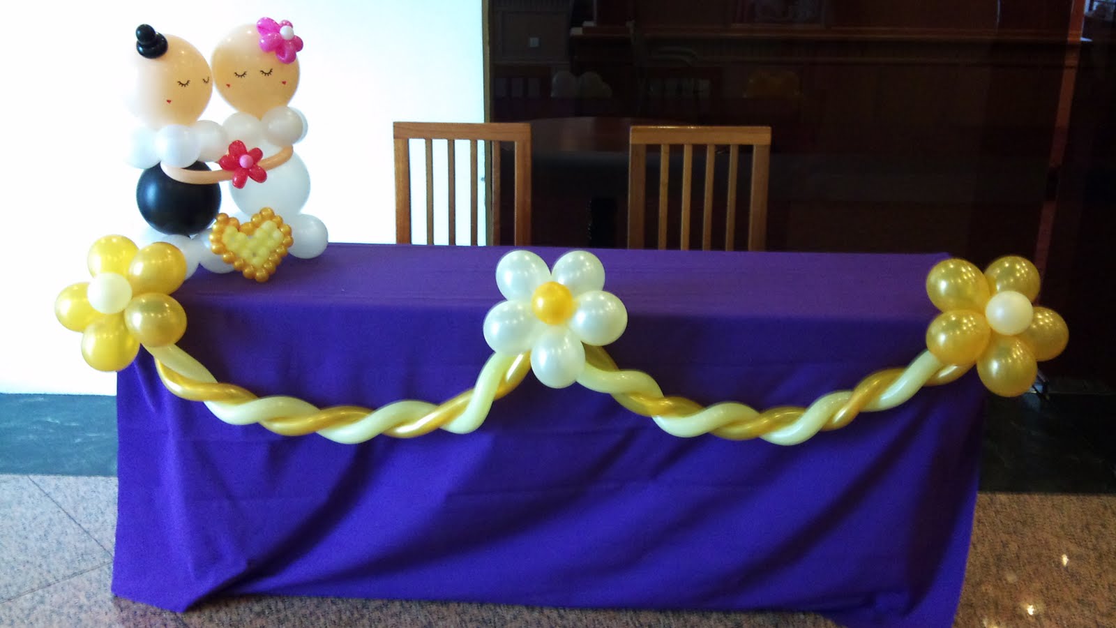 Balloon decorations  for weddings birthday  parties 