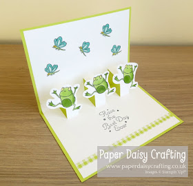 So hoppy together pop up card Stampin Up