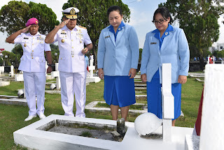 Sambut Hari Jadi TNI AL Ke- 78, Lantamal I Laksanakan Ziarah Rombongan