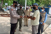 900 Masker dibagikan Polres Kep Seribu ke Warga di 8 Pulau