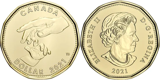 Canada 1 dollar 2021 - Baby