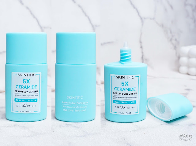 rekomendasi skintific 5x ceramide serum sunscreen