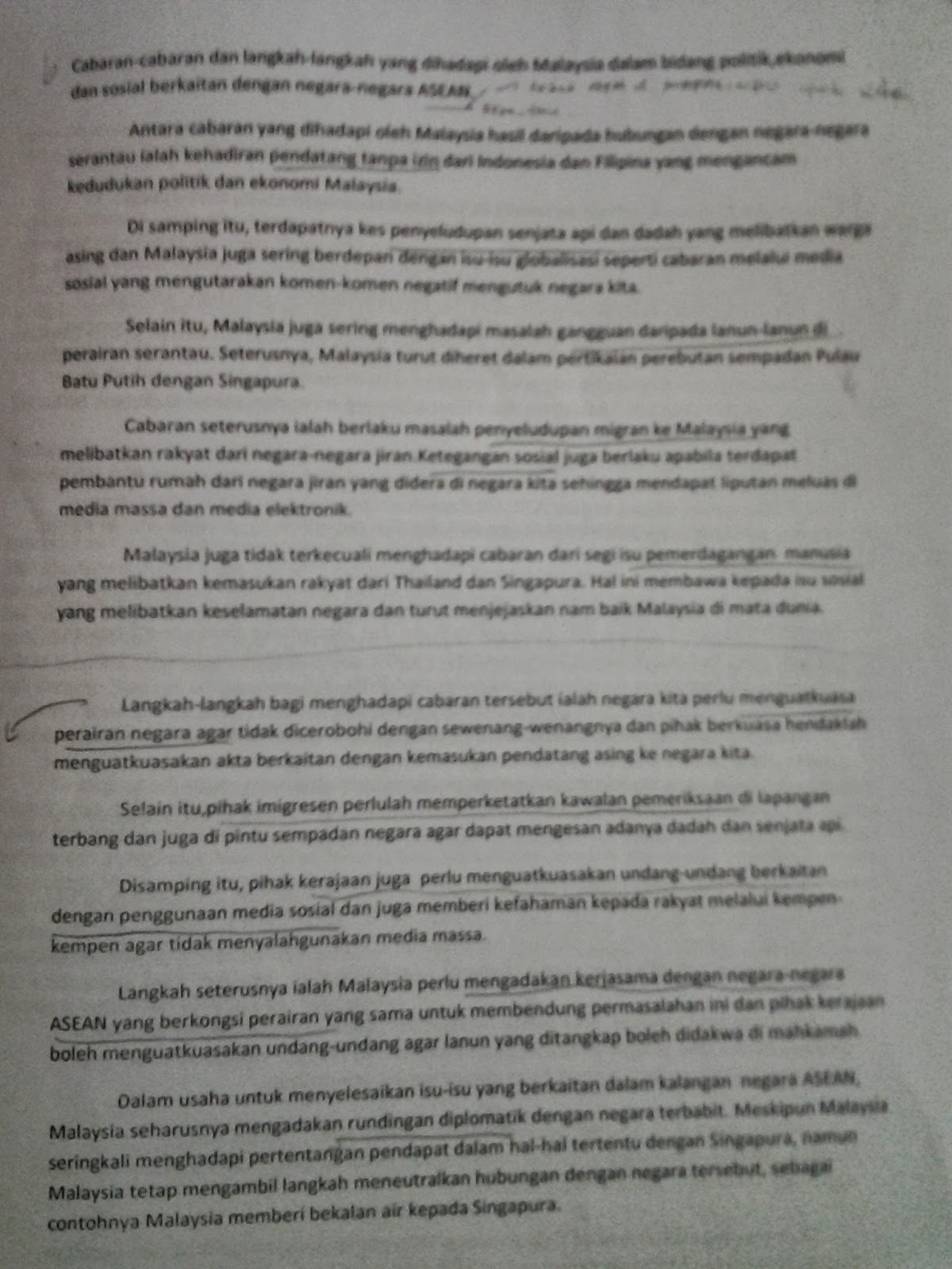 Contoh Jawapan Sejarah Kertas 3 Malaysia Dan Kerjasama 