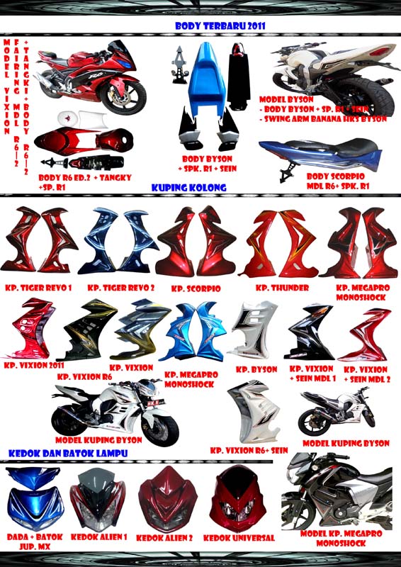 Jual Aksesoris Modifikasi Yamaha Byson