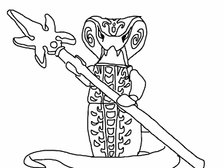 Lego Ninjago Rise of the Snakes Coloring Page