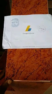 Picture of Adsense PIN verification letter