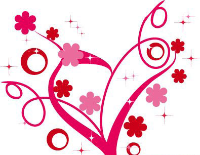 hearts pictures for valentine. Ribbons, hearts, florals