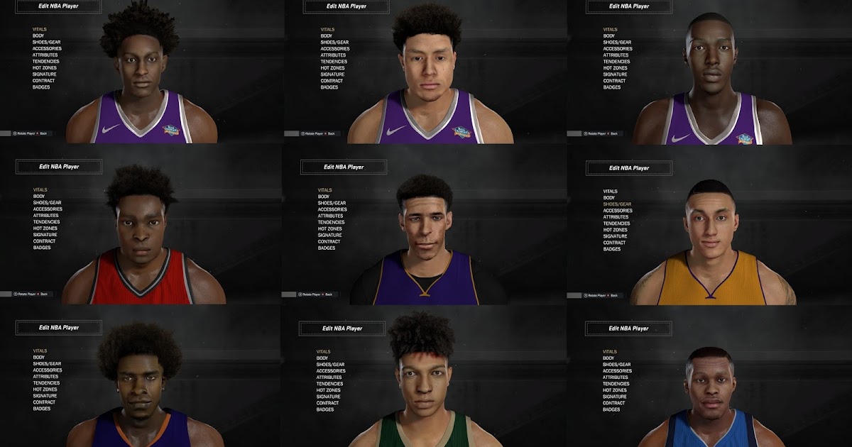 NBA 2K17 DNA Ultimate Roster: Rookies Cyberface Pack #1 RELEASED